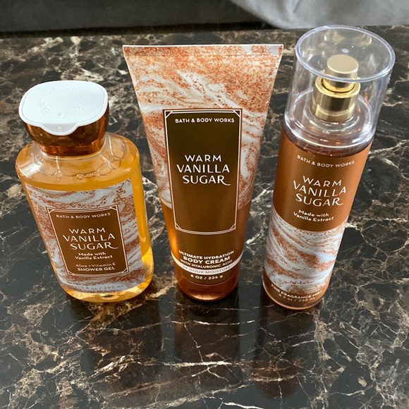 Bath & Body Works Other - Bath and Body: Warm Vanilla Sugar Set